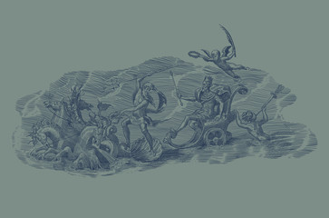 Neptune illustration © Alexey Pavluts