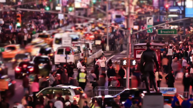 Times Square Time Lapse Traffic