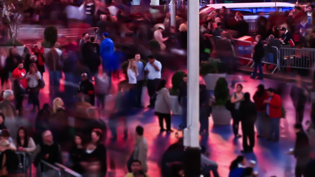 Times Square Time Lapse People
