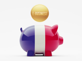 France E-Business Concept