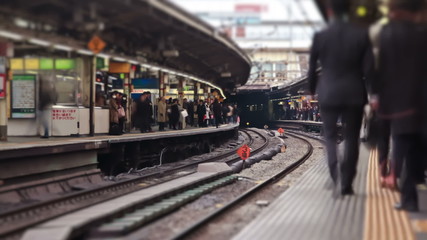 Tokyo Train Station Ginza Time Lapse