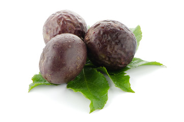 Fresh passion fruit