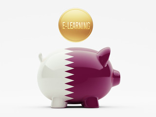 Qatar E-Learning Concept