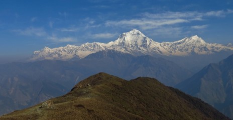 Dhaulagiri Range, view from Khopra Danda