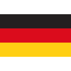 Flag of Germany. Flagge Deutschland. Drapeau de l'Allemagne.