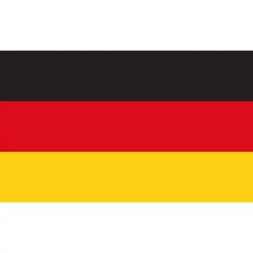 Flag of Germany. Flagge Deutschland. Drapeau de l'Allemagne. Stock Vector