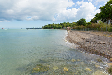 Seagrove Bay near Bembridge and St Helens Isle of Wight