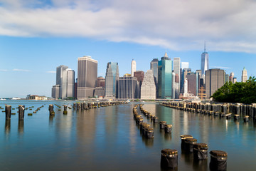 Fototapeta na wymiar View of lower Manhattan in New York