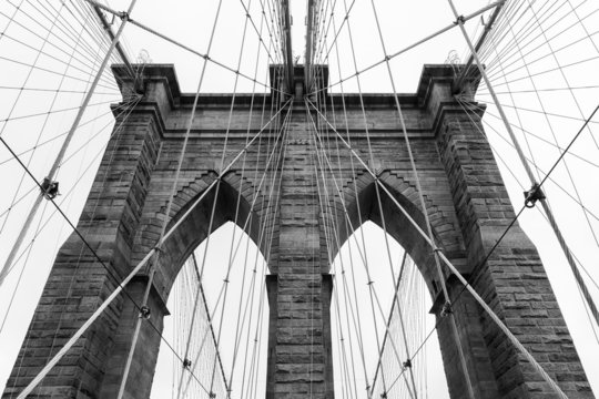 Fototapeta Brooklyn bridge in new york - USA