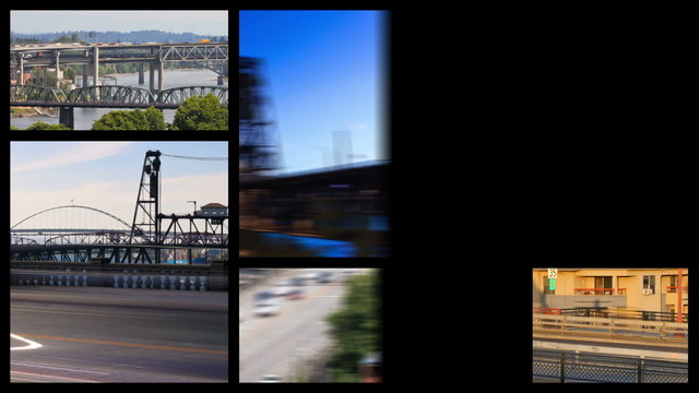 Video Montage Portland Bridges