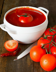 Tomatoes and tomato sauce