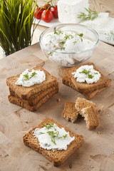 Cream and cheese spread