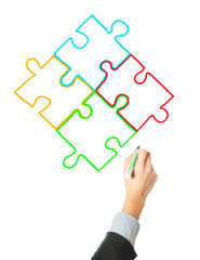pieces of puzzle