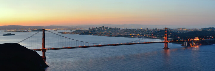 Golden Gate Bridge sunrise