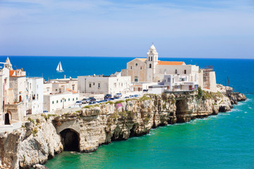View of Vieste, Southern Italy