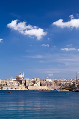 Fototapeta premium Marsamxett Harbour, Valletta, Malta