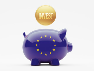 European Union Invest Concept.