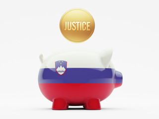 Slovenia Justice Concept.