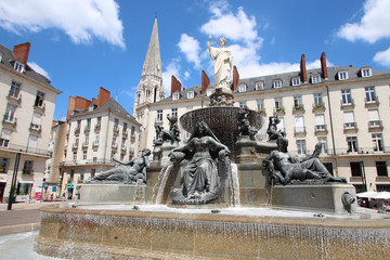 Frankrijk / Nante - Fontaine Place Royale
