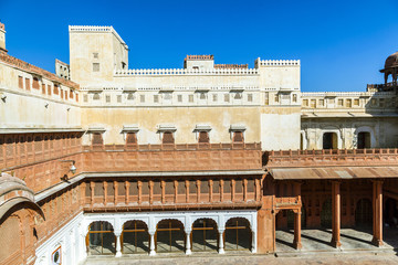 Fototapeta premium Junagarh Fort in city of Bikaner rajasthan state in india