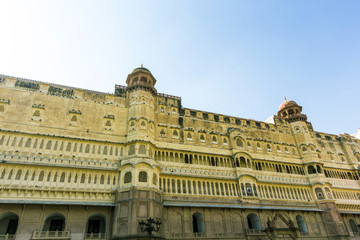Obraz premium Junagarh Fort in city of Bikaner rajasthan state in india