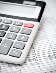 Calculator on documents.