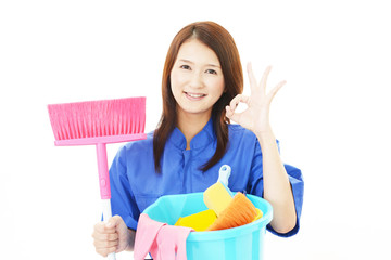 仕事に励む労働者