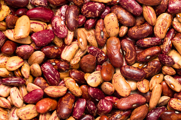 beans as background. macro