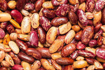 beans as background. macro
