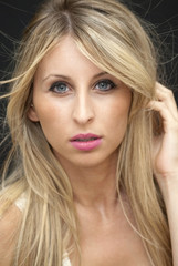 Naklejka premium Beautiful Blonde Woman