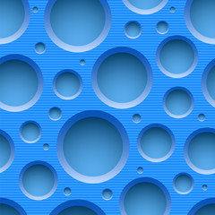 Blue seamless dotted plastic background