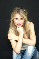 Fototapeta premium Beautiful Blonde Woman