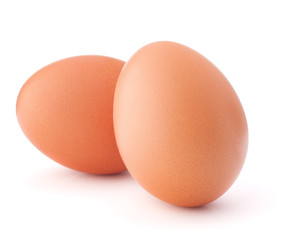 Egg isolated on white background cutout