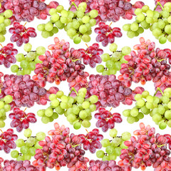 Seamless pattern of grape