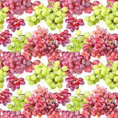 Seamless pattern of grape