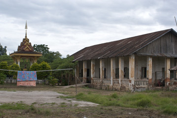 Obraz premium Monastery in Muang Sing, Northern Laos, Asia