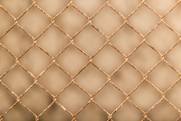 Background of the metal mesh fence