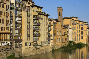 Fototapeta na wymiar Florence early summer morning