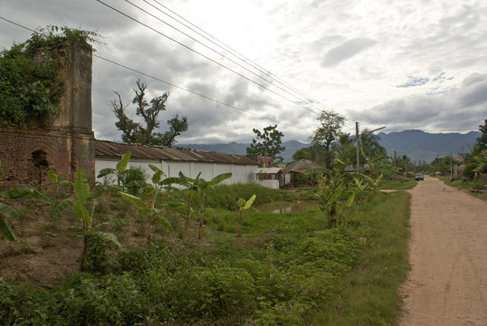 Muang Sing village in Northern Lao Nam Tha Province, Laos, Asia