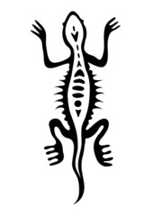 lizard in native style