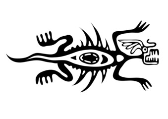 lizard in native style