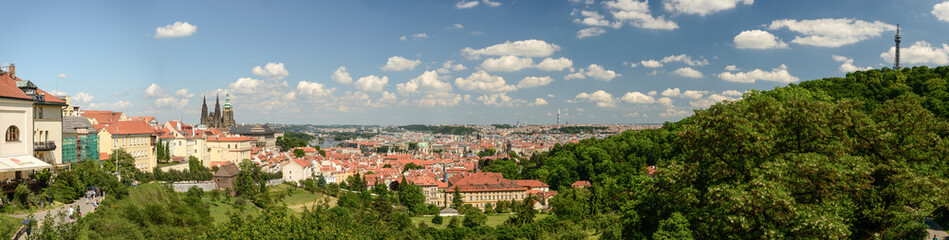 Fototapeta na wymiar Prague Panorama