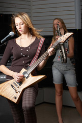 Women with guitars