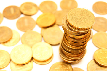 Gold coins.
