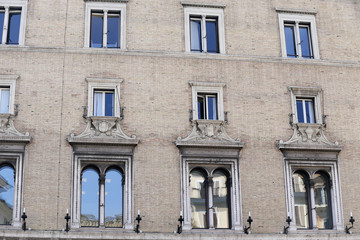 Fototapeta na wymiar facade, rome, italy