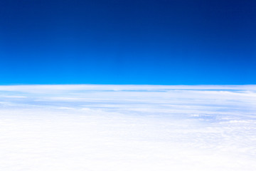 Fototapeta na wymiar Sea of clouds, aerial photography