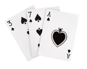 Playing cards poker casino