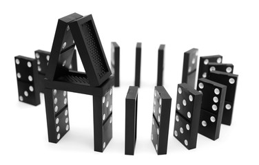 Domino effect.