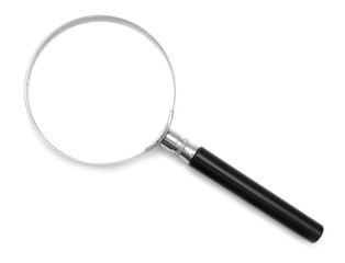 Magnifier. On a white background.