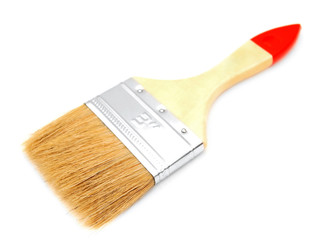 Brush. On a white background.